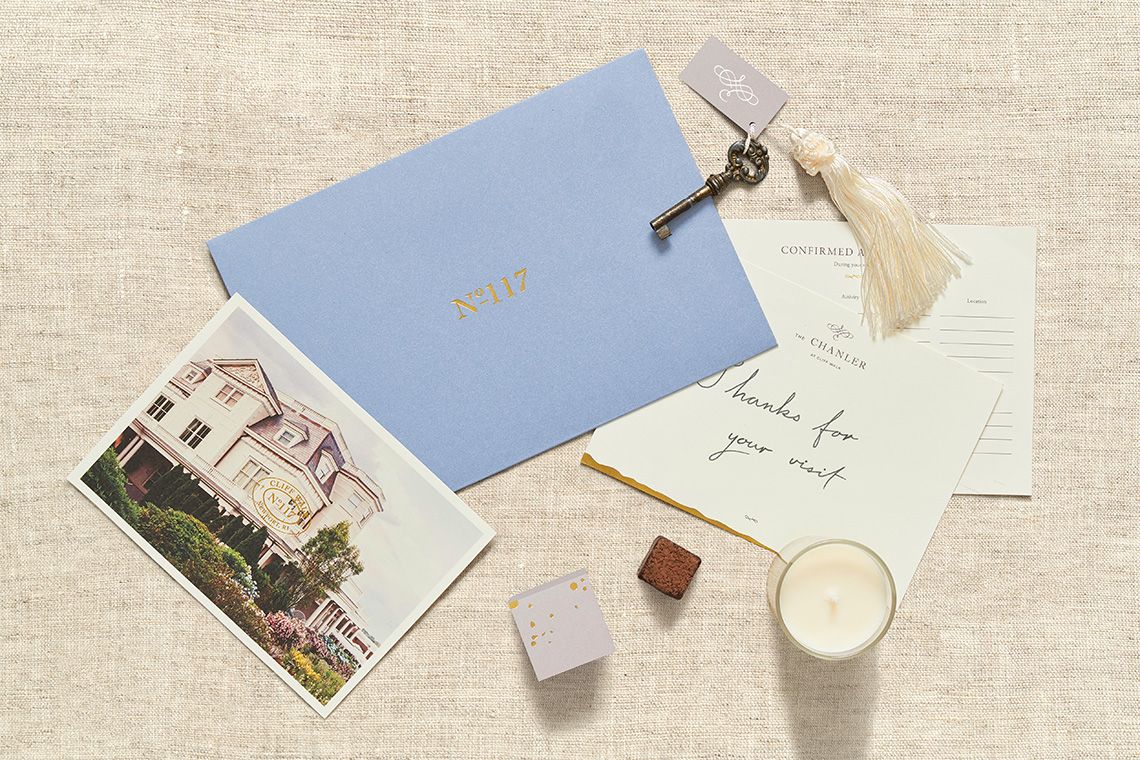 Correspondencia de bienvenida de The Chanler